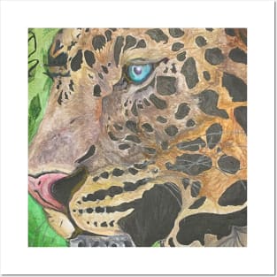 Leopard Portrait Posters and Art